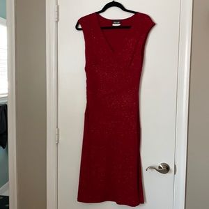 Red sparkly dress